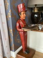 Houten beeld van piccolo - handgemaakt & uniek!, Huis en Inrichting, Woonaccessoires | Zuilen en Pilaren, Ophalen, Gebruikt