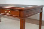 Klassiek Engels bureau 185x95 NIEUW (schrijftafel), Ophalen of Verzenden, Zo goed als nieuw, Bureau