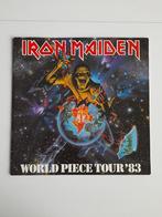 Iron Maiden world piece tour 1983 vintage tour book programm, Verzamelen, Muziek, Artiesten en Beroemdheden, Verzenden, Gebruikt