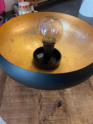 Dimbaar Plafondlamp Zwart/Goud Metaal beschikbaar voor biedingen