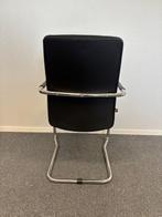 Vergaderstoelen Beta Be10 stapelbaar zwart chroom, Gebruikt