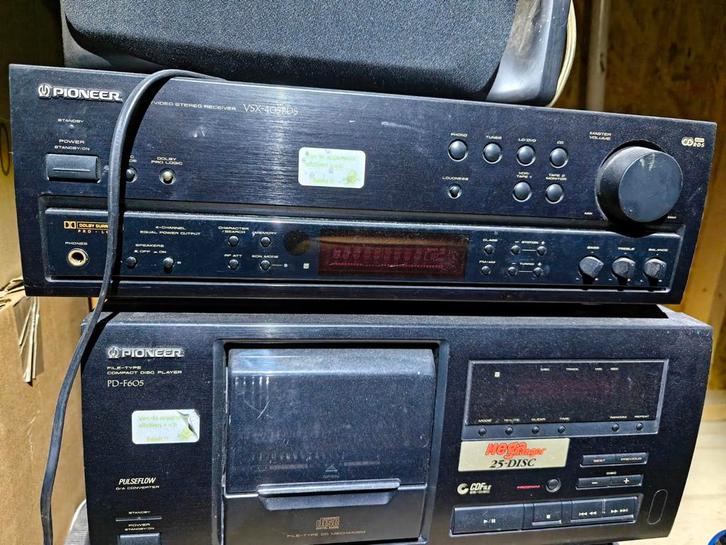 Vintage Pioneer Audio Set: Receiver, CD-speler, Cassettedeck, Audio, Tv en Foto, Stereo-sets, Gebruikt, Cassettedeck, Cd-speler