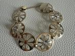 R280/Vintage Zilveren ALTON DESIGN armband Kristal ZWEDEN, Gebruikt, Verzenden, X, Zilver