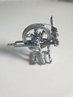 Zilveren miniatuur spinwiel verzamelen beeldje, Antiek en Kunst, Ophalen of Verzenden, Zilver