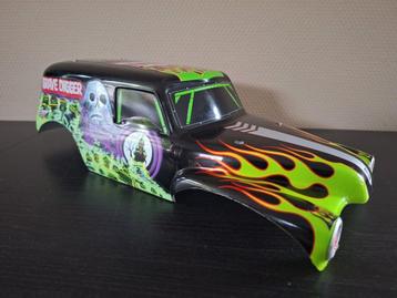 Traxxas GRAVE DIGGER body. In super mooie staat. beschikbaar voor biedingen