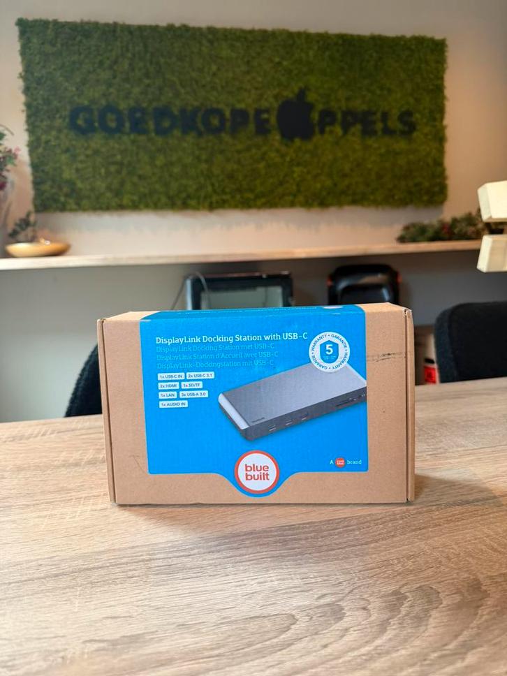 Bluebuilt Displaylink met usb c | nieuw/ongeopend, Computers en Software, Dockingstations, Nieuw, Ophalen