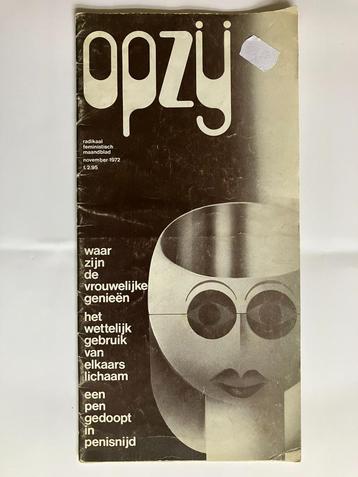 1972. OPZIJ! FEMINISTISCH TIJDSCHRIFT. NOVEMBER. EERSTE NUMM beschikbaar voor biedingen