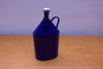 blauw geëmailleerde metalen fles, Antiek en Kunst, Ophalen of Verzenden