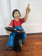 Verzameling vrachtwagen mascotte modelauto pop reclamebord, Verzamelen, Verzenden, Gebruikt, Reclamebord