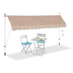 Klem markies zand  350 x 120, Tuin en Terras, Zonneschermen, Nieuw, Markies, Minder dan 150 cm, Ophalen