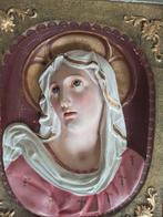 Antiek Reliefframe - Maria Wanddecoratie, Antiek en Kunst, Antiek | Religie, Ophalen