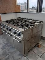 6 pits gasfornuis. Op aardgas voor professionele keuken, Ophalen, Gebruikt, Minder dan 100 cm