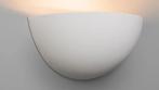 Witte Gips/Stenen Wandlamp, Ophalen, Zo goed als nieuw, Overige materialen, Modern