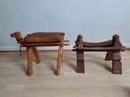 Vintage Kamelen krukje., Ophalen of Verzenden, Rond, Minder dan 50 cm, Minder dan 50 cm