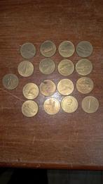 17  penningen shell, Postzegels en Munten, Ophalen of Verzenden, Overige materialen