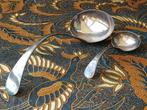 Twee mooie antieke silverplate sauslepels uit Engeland 1900., Antiek en Kunst, Antiek | Bestek, Ophalen of Verzenden
