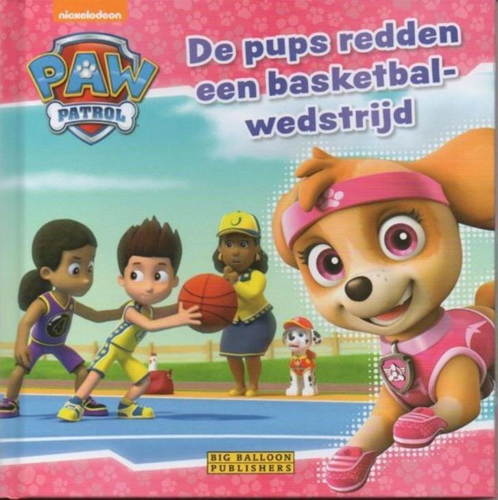 Boek Paw Patrol - De Pups Redden Een Basketbalwedstrijd, Boeken, Kinderboeken | Kleuters, Zo goed als nieuw, Fictie algemeen, Jongen of Meisje