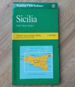 Italiaanse autokaart wegenkaart landkaart Sicilie, Gelezen, 2000 tot heden, Ophalen of Verzenden, Touring Club Italiano