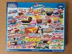 White Mountain puzzel met collage van Hostess Cakes reklame, Ophalen of Verzenden, 500 t/m 1500 stukjes, Zo goed als nieuw, Legpuzzel