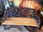 houten lianen bank, Ophalen, Zo goed als nieuw