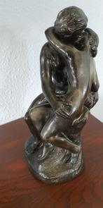 Beeldje De Kus Rodin GIPS Hoogte: 22 cm, Ophalen of Verzenden