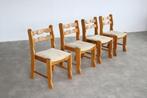 vintage eetkamerstoelen | stoelen | brutalist | jaren 60, Hout, Gebruikt, Timbeije@hotmail.com, Ophalen of Verzenden