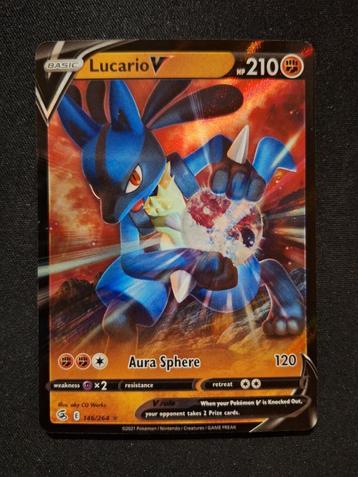 Lucario V #146 (Fusion Strike) beschikbaar voor biedingen