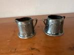 Zilveren Melkkan en Suikerpot Set, Antiek en Kunst, Antiek | Goud en Zilver, Ophalen of Verzenden, Zilver