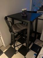 Hoge bar tafel met stoelen, Ophalen, Zo goed als nieuw
