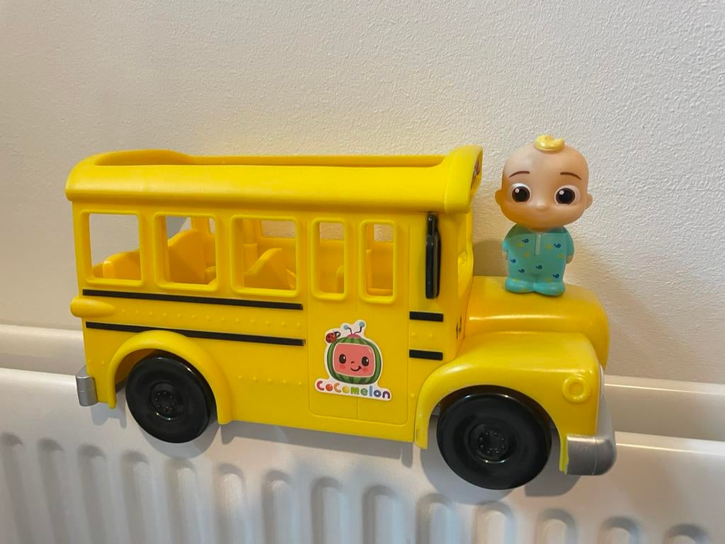 CoComelon Schoolbus met JJ Figuur, Kinderen en Baby's, Speelgoed | Overig, Zo goed als nieuw, Jongen of Meisje, Ophalen of Verzenden