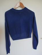 H&M Divided felblauw cropped truitje, maat XS, Kleding | Dames, Maat 34 (XS) of kleiner, Blauw, H&M, Zo goed als nieuw