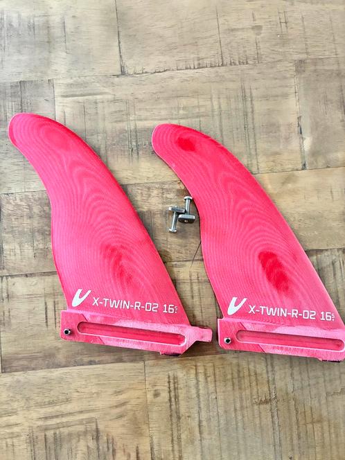 Maui Ultra Fins X-Twin-R-02 16,5 US/SLOT Windsurf vinnen, Watersport en Boten, Golfsurfen, Zo goed als nieuw, Overige typen, Ophalen of Verzenden