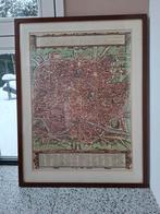 Oude kaart van Rome, Braun & Hogenberg 1588, ingelijst, Antiek en Kunst, Ophalen