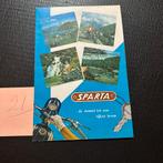 SPARTA 1961 (#21) Bromfiets folder, Ophalen of Verzenden, Gelezen, Folder