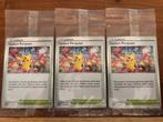 3x Pikachu Fanfare - sealed - promo, Nieuw, Ophalen of Verzenden, Losse kaart