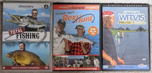 Dvd's vissen 3 stuks, Cd's en Dvd's, Dvd's | Sport en Fitness, Gebruikt, Cursus of Instructie, Overige typen, Alle leeftijden