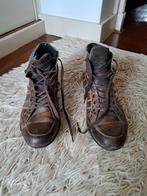 Bruine Leren Sneakers, zie foto's, Mt. 45, Ophalen of Verzenden, Onbekend, Bruin, Sneakers of Gympen