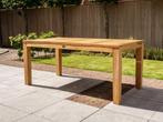 Teak tuintafel - showmodel in topstaat! 90x180cm, Ophalen, Zo goed als nieuw, Rechthoekig, Teakhout