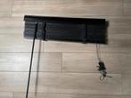 Zwarte houten jaloezie 80 x 200 cm, 200 cm of meer, Zwart, Zo goed als nieuw, 50 tot 100 cm
