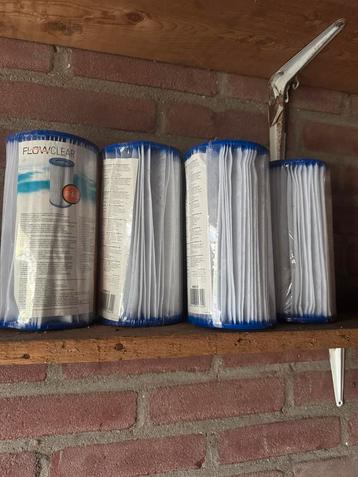 4x Flowclear Zwembadfilter Type 3 beschikbaar voor biedingen