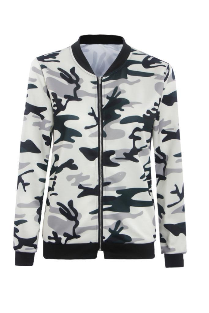 Dames camouflage jas (bomberjack jack leger wit zwart zomer), Kleding | Dames, Jassen | Zomer, Nieuw, Maat 38/40 (M), Overige kleuren