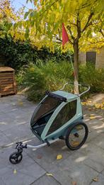 Thule Coaster 2 XT Fietskar Basil / Mallard Green, Ophalen, Opvouwbaar, Kinderkar, 40 tot 60 kg