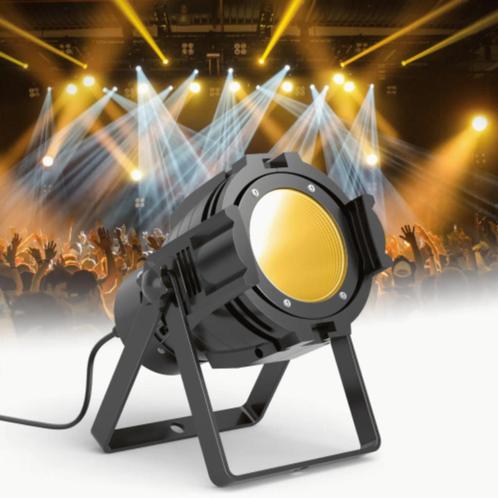 DJLicht 80W Spot Par Wit COB Led, Muziek en Instrumenten, Licht en Laser, Nieuw, Licht, Geluidgestuurd, Kleur, Stroboscoopeffect