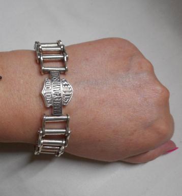 Zilveren Harley - Davidson armband nr.801 beschikbaar voor biedingen