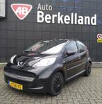 Peugeot 107 1.0 12V 5-Drs 2009 Zwart Airco/Elektr.pakket, Voorwielaandrijving, Stof, 4 stoelen, Bedrijf
