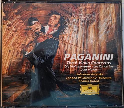 Paganini - 6 Vioolconcerten - Accardo/Dutoit (3CD Boxset), Cd's en Dvd's, Cd's | Klassiek, Zo goed als nieuw, Orkest of Ballet