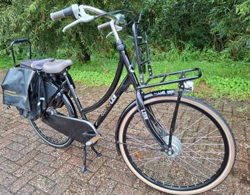 Hippe zwarte elektrische Cortina E-U4 damesfiets, 50cm✅️ beschikbaar voor biedingen