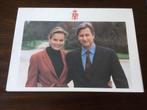 Eerste kerstkaart koning Philippe en koningin Mathilde, Verzenden, Gebruikt, Buitenland, Kaart, Foto of Prent