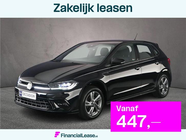 Volkswagen Polo R-Line 1.0 TSI 95pk DSG Automaat Adaptive cr, Auto's, Volkswagen, Bedrijf, Lease, Financial lease, Polo, ABS, Achteruitrijcamera