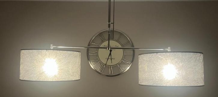 Hanglamp Steinhauer met 2 kappen, Huis en Inrichting, Lampen | Hanglampen, Zo goed als nieuw, 75 cm of meer, Ophalen